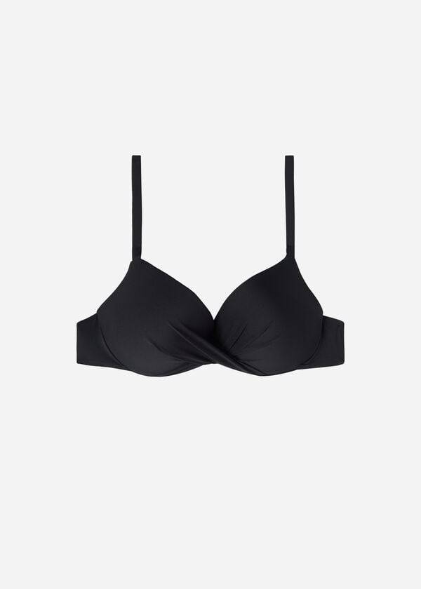 damen-bikini-oberteil calzedonia super padded push up indonesia eco cobey schwarz