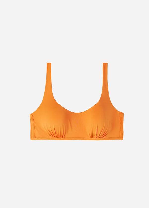 orangefarbene calzedonia tank style indonesia Öko-bikinioberteile für damen