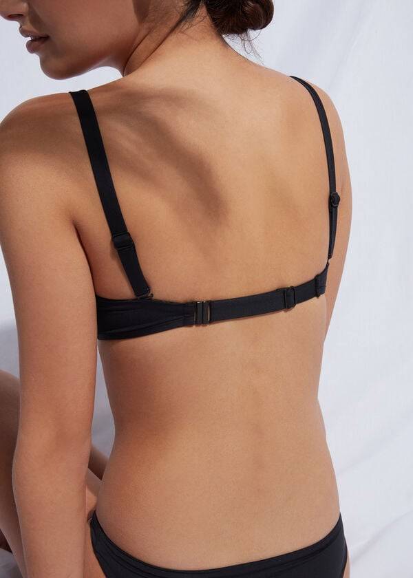schwarze calzedonia tank style indonesia eco rosa damen-bikini-oberteile