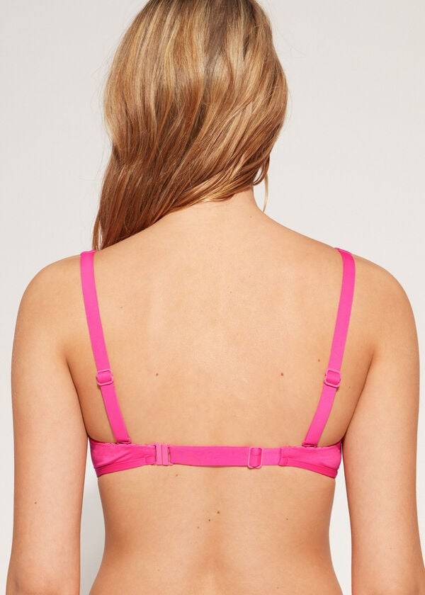 rosa damen-bikinioberteile im calzedonia tank style indonesia eco rosa