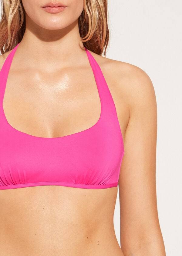 rosa damen-bikinioberteile im calzedonia tank style indonesia eco rosa