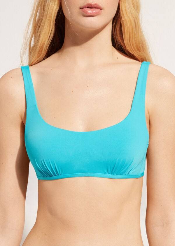 türkisgrüne calzedonia tank-style bikini-oberteile für damen aus indonesien