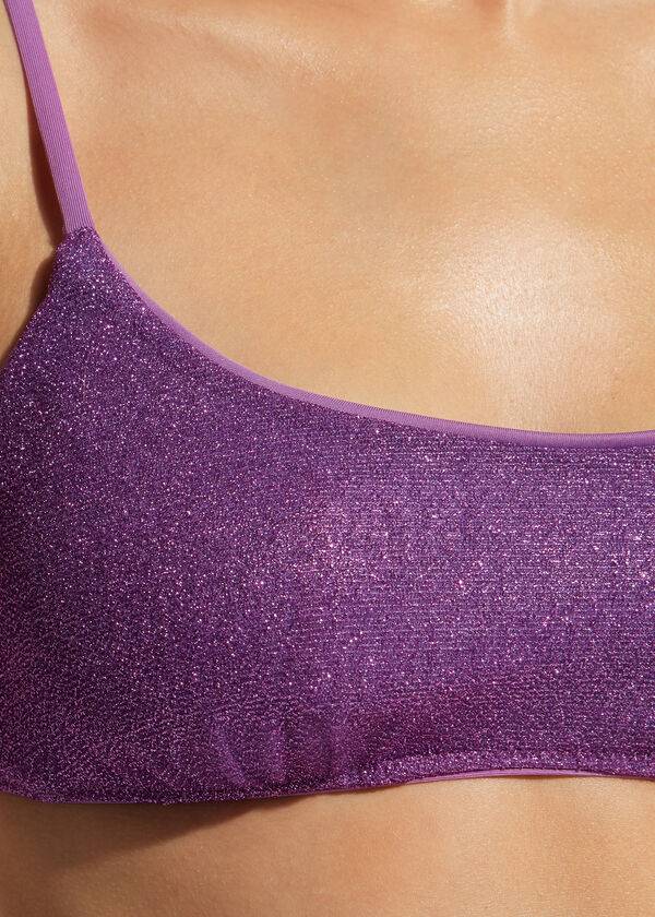 damen-bikini-oberteil im tank-stil von calzedonia las vegas lila