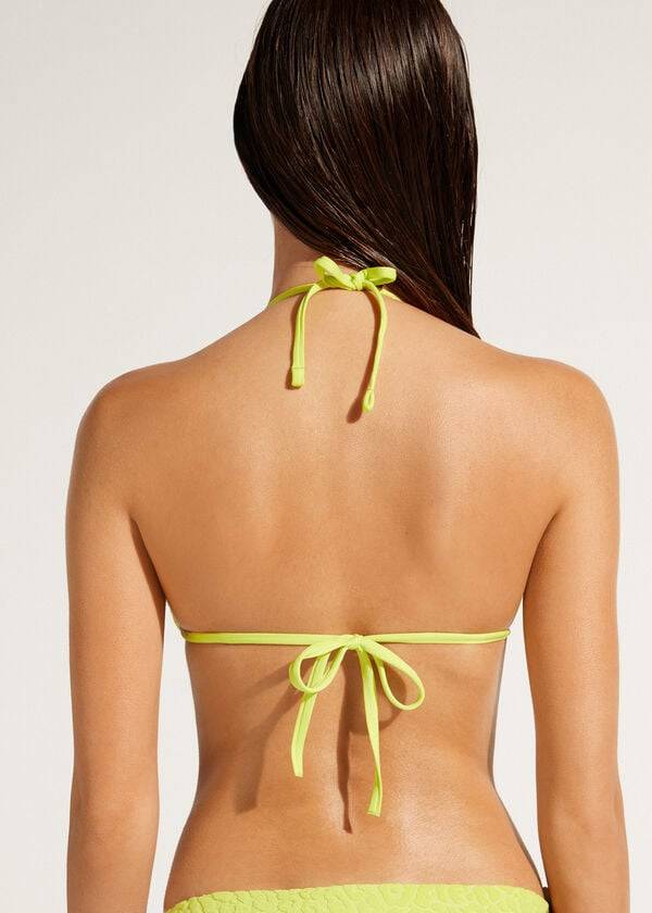 calzedonia triangel-bikini-oberteil für damen bangkok grün