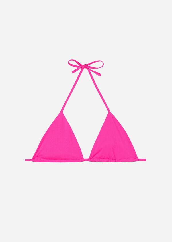 rosa damen-bikinioberteile calzedonia triangle string indonesia eco rosa