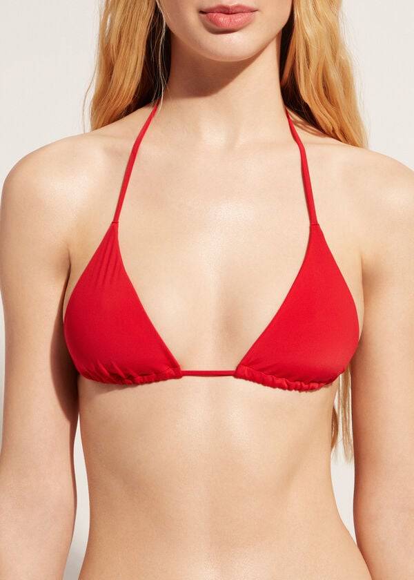 rote calzedonia triangle string indonesia eco rosa damen-bikinioberteile