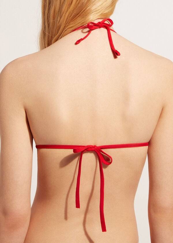 rote calzedonia triangle string indonesia eco rosa damen-bikinioberteile