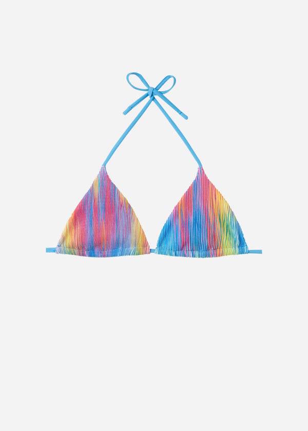 mehrfarbiges calzedonia triangle string maiorca-bikinioberteil für damen