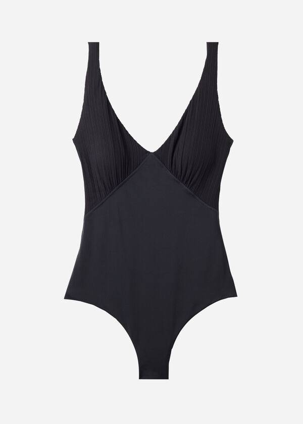 calzedonia gepolsterter badeanzug mit formender wirkung modell pesaro damen schwarz